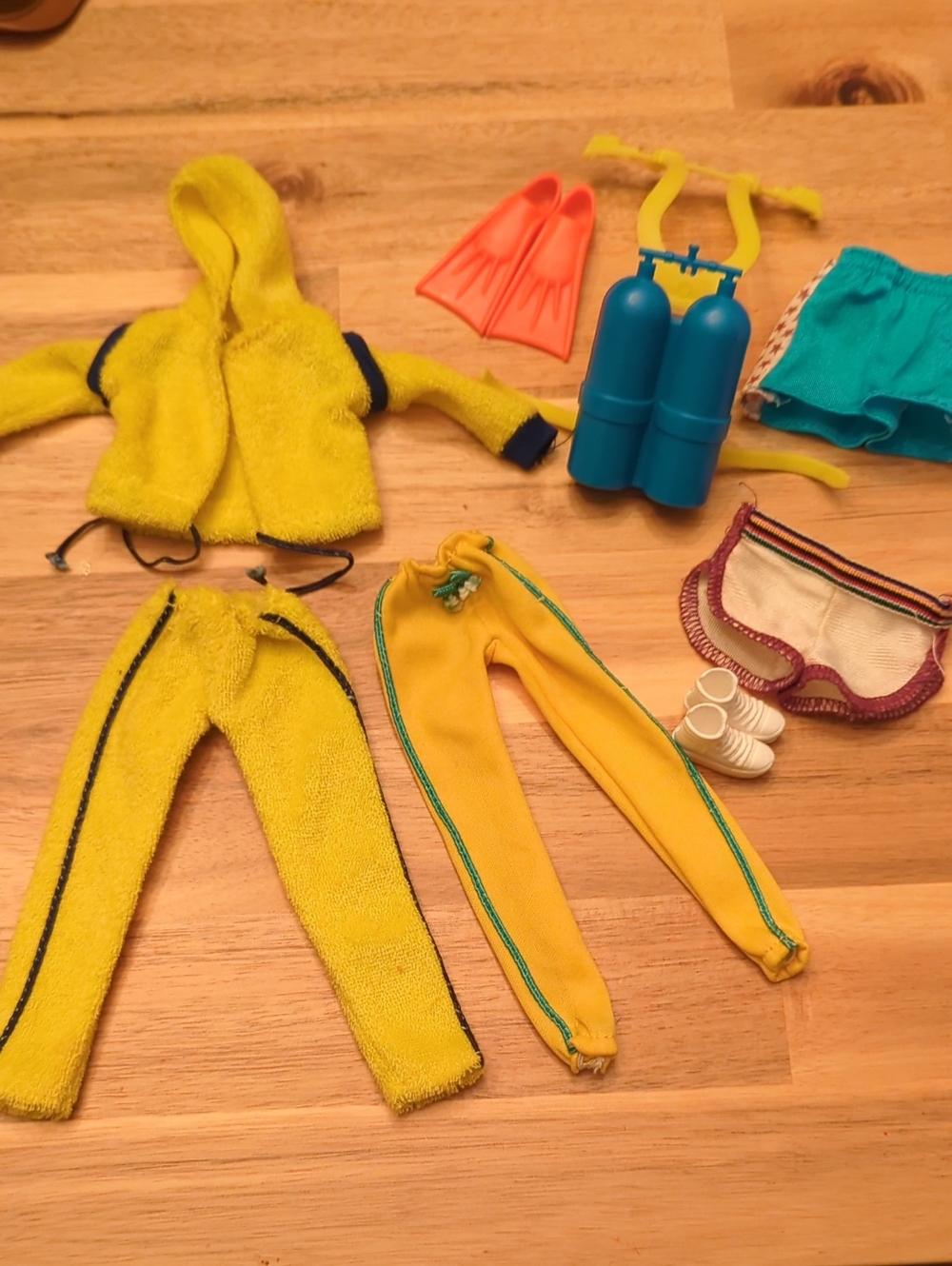 Vintage 1980s Barbie And Ken Clothes and accessories